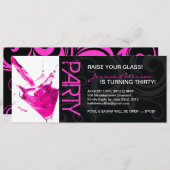 バースデーパーティ招待状 招待状 (正面/裏面)