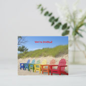 バースデービーチパーティー 招待状 (スタンド正面)