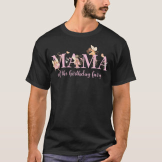 バースデーフェアリーのママ 魔法の誕生日 Tシャツ