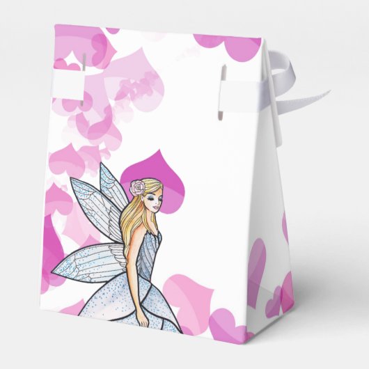 バースデーフェアリープリンセス ピンクハーツ ファッションスケッチ フェイバーボックス (裏面サイド)