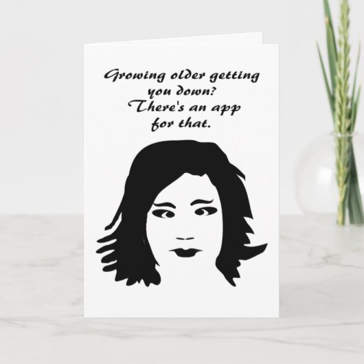 バースデーブルー カード (正面)