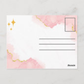 バースデープリンセスの喜び ポストカード (裏面)