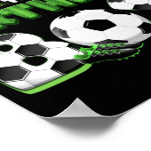 バースデーボーイのサッカーグループ家族のおば ポスター (角)