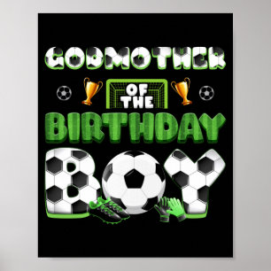 バースデーボーイのサッカーグループ家族のおば ポスター