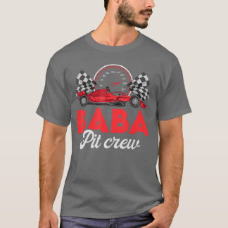 バースデーボーイのレーシングお父さんTシャツ お父さんピットクルー Tシャツ
