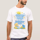 バースデーボーイの自慢のパパ メンズTシャツ Tシャツ (正面)