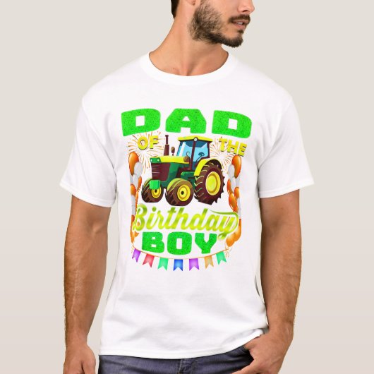 バースデーボーイの農場のお父さん Tシャツ (正面)