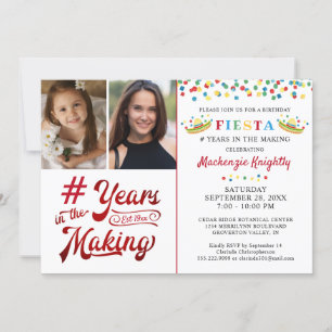バースデーメキシカンフィエスタ2写真 どんな年齢でも 招待状