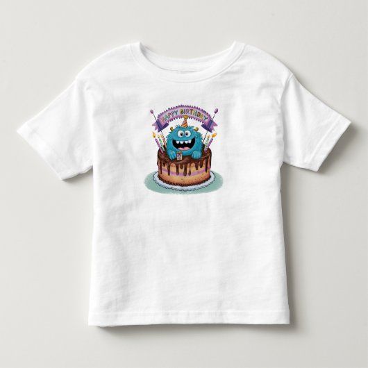 バースデーモンスター トドラーTシャツ (正面)
