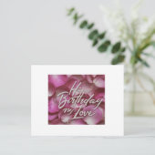 バースデーラブ ポストカード (スタンド正面)