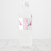 バースデー記念にオリジナルウォーターボトルステッカー、なんでも対応可能 ペットボトルラベル (裏面)