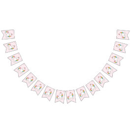 バースデー.かわいいユニコーン。 バンティングフラッグ