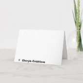 …バースデー・カードに競争 カード (裏面)