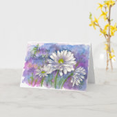 バースデー・カードのデイジーの花束の絵画 カード (黄色い花)