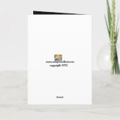 バースデー・カードのユーモアのカヤックの写真撮影 カード (裏面)