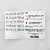 バースデー・カードの規定 カード (内部)