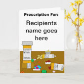 バースデー・カードの規定 カード (黄色い花)