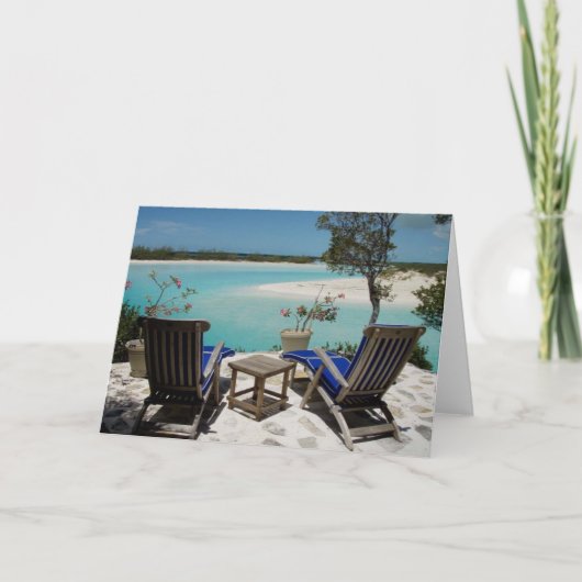 バースデー・カードは最前列に坐ります カード (正面)