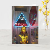 バースデー・カードを告げる霊魂の幸運 カード (黄色い花)