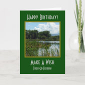 バースデー・カードを採取する願いを作って下さい カード (正面)