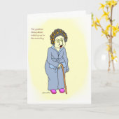 バースデー・カードを目覚めること カード (黄色い花)