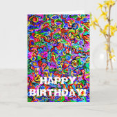 バースデー・カード104 カード (黄色い花)