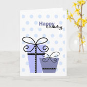 バースデー・カード カード (黄色い花)