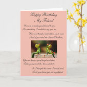 バースデー・カード カード (黄色い花)