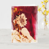 バースデー・カード カード (黄色い花)