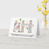 バースデー・カード カード (黄色い花)