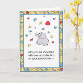 バースデー・カード カード (黄色い花)