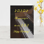 バースデー・カード カード (黄色い花)