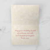 バースデー・カード-キツネカード-寄添っているかわいい動物 カード (内部)