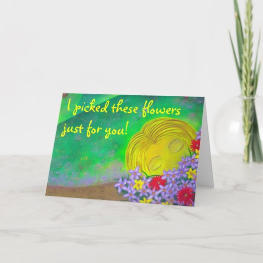 バースデー・カード(ユーモアのあるな) カード (正面)