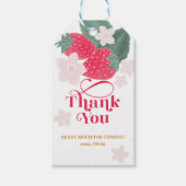 バースデー ストロベリー サンクス ベリー マッチ ファボリット ギフトタグ (正面)