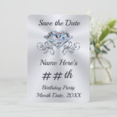 バースデー セーブ・ザ・デート インビテーション  いつでも (スタンド正面)