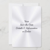 バースデー セーブ・ザ・デート インビテーション  いつでも (裏面)