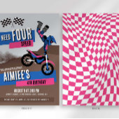 バースデー・ダートバイクの招待状【四駆】が必要 招待状