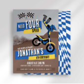 バースデー・ダートバイク招待状【四輪スピード】 招待状