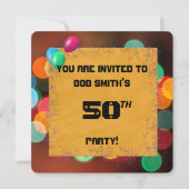 バースデー・バッシュ 招待状 (正面)