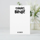 バースデー ブルーフ ボーイのティーンエイジャー ティーンボーイ ありがとう サンキューカード (スタンド正面)