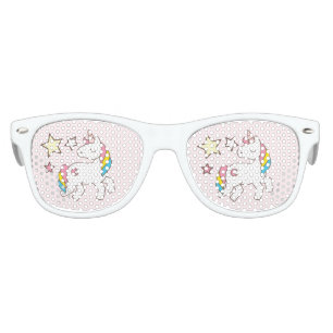 バースデー.可愛い星の一角獣。 キッズサングラス
