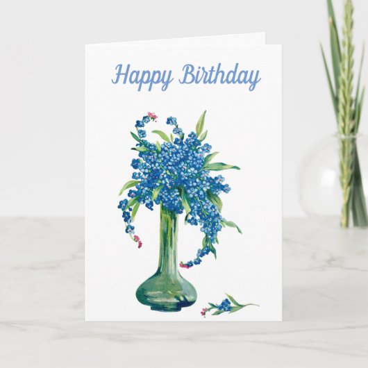 バースデー.忘れ口。 カード (正面)