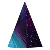 バースデー.星と宇宙の宇宙飛行士銀河系。 パーティーハット (裏面)