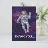 バースデー.星と宇宙の宇宙飛行士銀河系。 招待状 (スタンド正面)