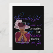 バースデー | November Girl I May Not Be Perfect シーズンカード (正面/裏面)