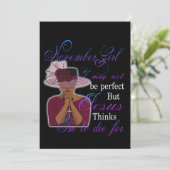 バースデー | November Girl I May Not Be Perfect シーズンカード (スタンド正面)