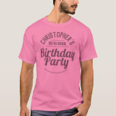 バースデーTシャツ 誕生日のお祝いに 男の子 Tシャツ (正面)