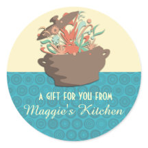 バーストアロマス料理ポットシェフケータリングカード