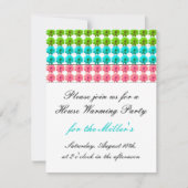 バーストオブフラワーズハウスウォーミング招待状 招待状 (正面)